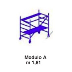 vendita online Modulo a altezza 1,81 per trabattello jolly Trabattelli in alluminio Svelt Spa